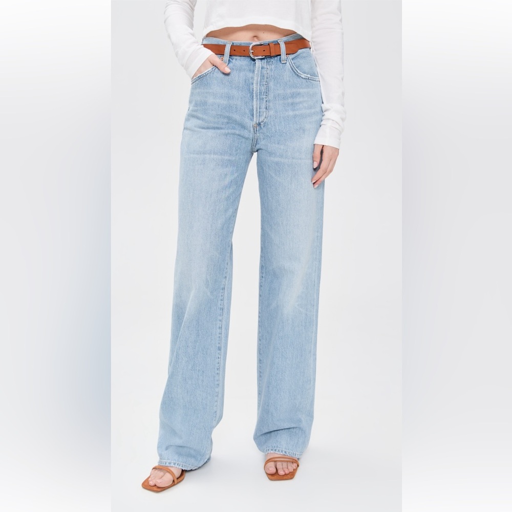 Citizens Of Humanity Light Blue Straight Leg Jeans - Picture 3 of 8